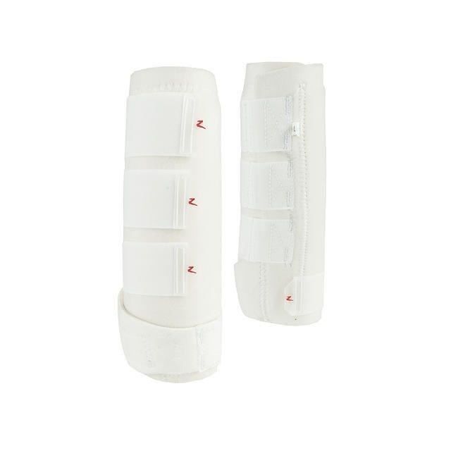 HORZE Guêtres de protection fermées pour chevaux, taille L, blanc
