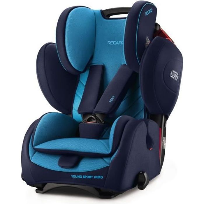 RECARO Siège Auto Young Sport HERO - Groupe 1/2/3 - Xenon Blue