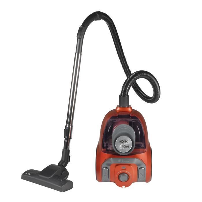 SOLAC S94809200 Aspirateur Apollo Cyclonic AAA - 80 W - 2 L