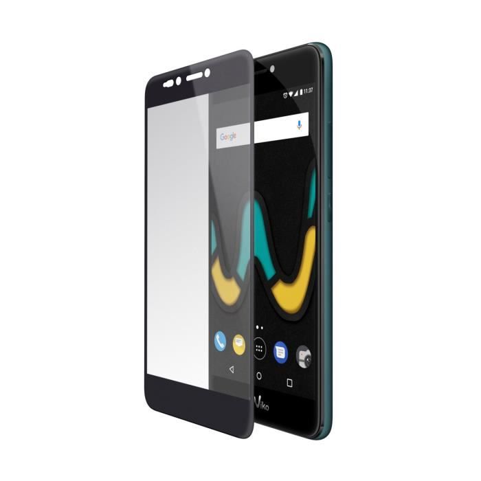 Wiko Verre trempé imprimé Noir pour U'Pulse