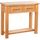 Console en chêne à deux tiroir 83 x 30 x 73 cm
