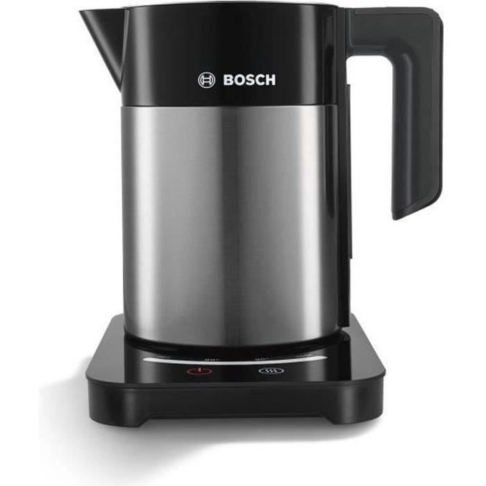 BOSCH TWK7203 Bouilloire electrique programmable - Noir et Inox