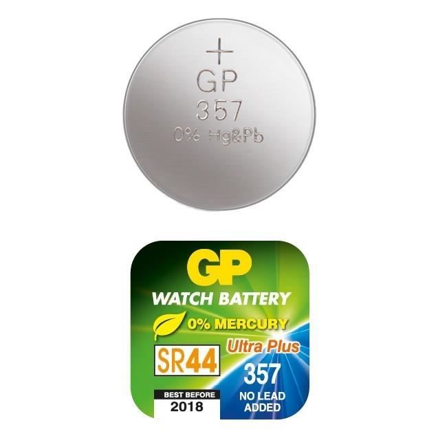 GPBM Boîte de 10 piles GP357 Oxyde d'Argent