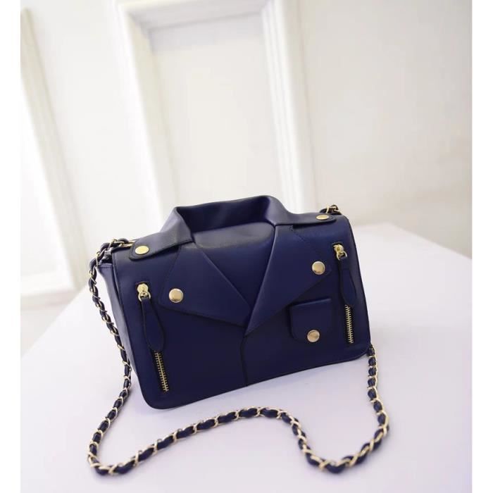 Cuir Épaule À Sac De Chain En Bag Main Veste Messenger tshdQr