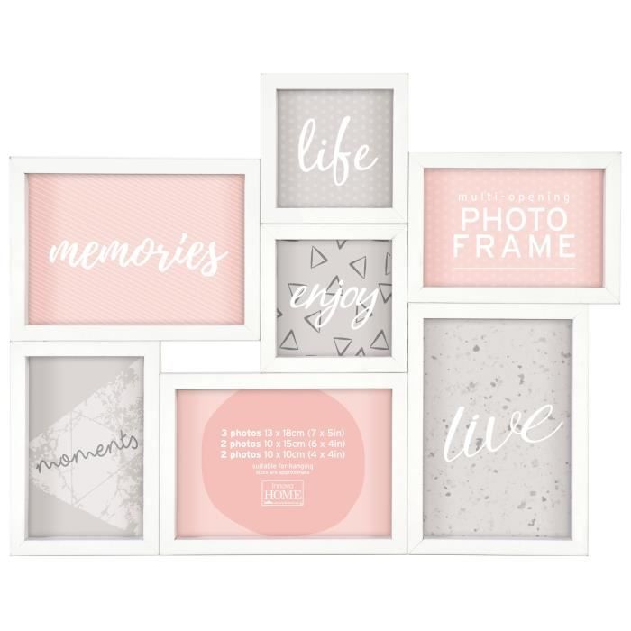 Multi vues Modena - Bois - 7 photos - Blanc