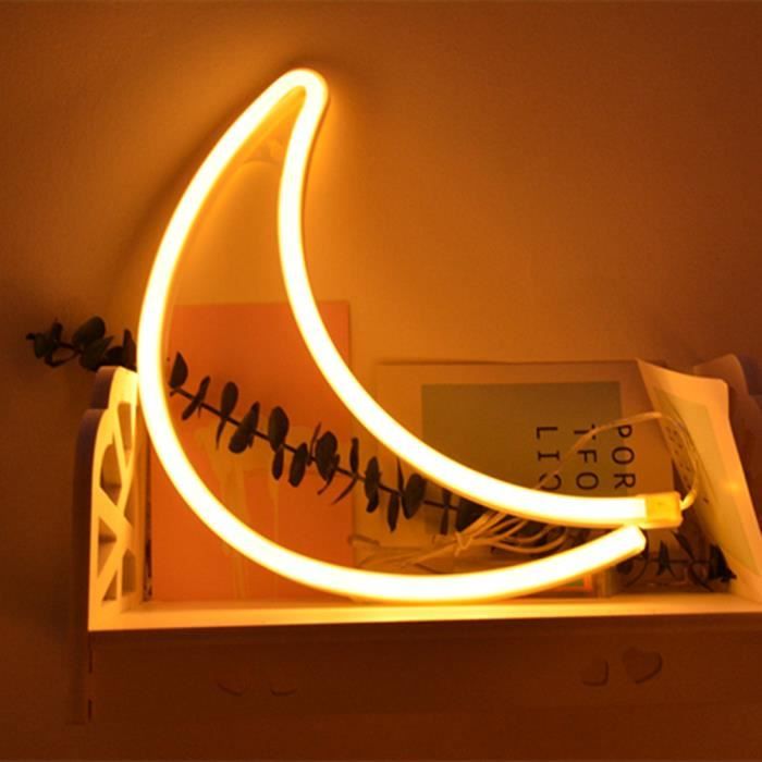 Lumière Led De Salon Chambre Charge Lampe Décoratif Néon Usb Bureau nwk0OP