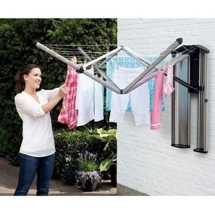 Сушилка для белья настенная brabantia 475924 wallfix 24 м - .