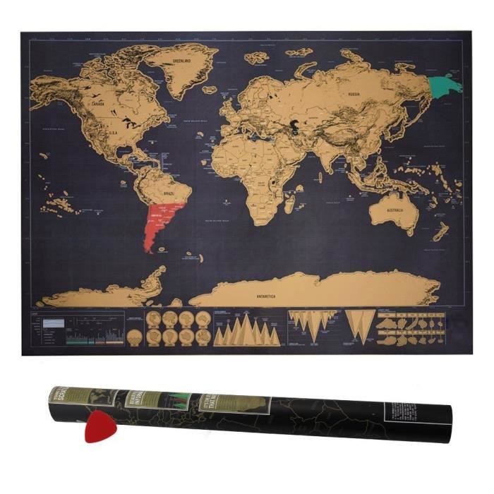 Scratch Map ® Original World Map Poster