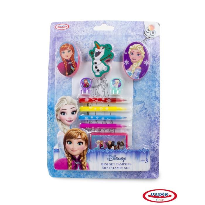 FROZEN - Mini Set Tampons + Coloriage