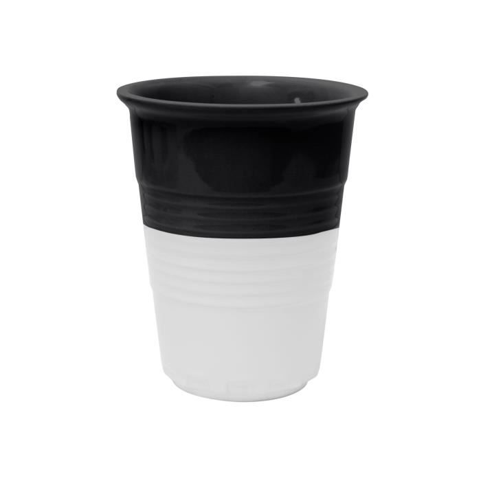 ECO DESIGN G7523 Tasse Dip - Noir - 8,5x10 cm