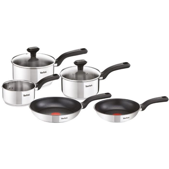 TEFAL COMFORT MAX C972S544 Batterie de cuisine 7 pièces Tous feux dont induction