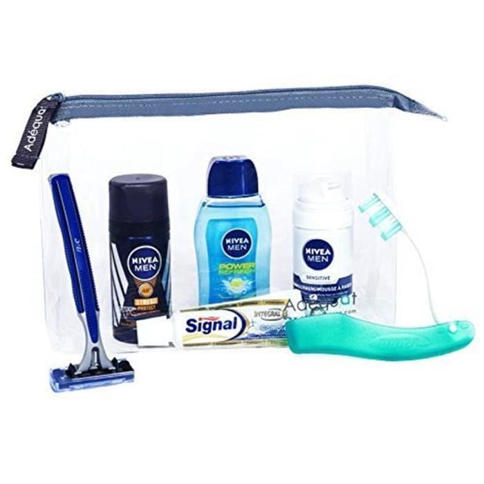 trousse de toilette voyage en avion