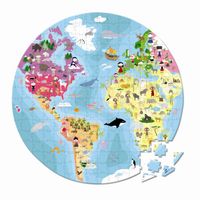 PUZZLE Valisette ronde puzzle planete bleue PUZZLE Valisette ronde puzzle planete bleue