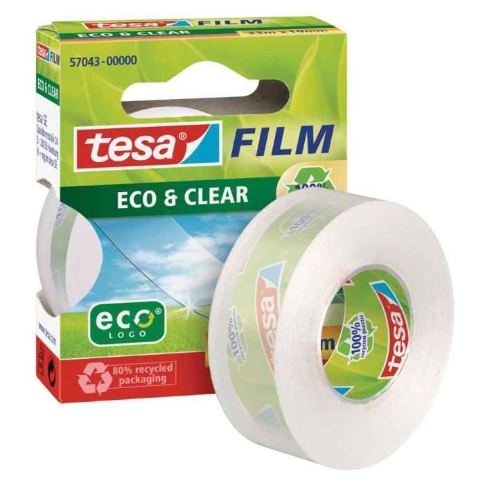 TESA Ruban adhésif tesafilm® ECO & CLEAR - 33mm x 19mm