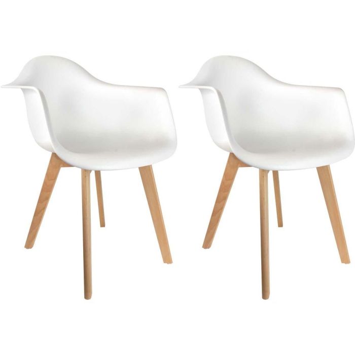 fauteuil scandinave en polypropylene