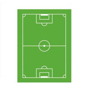USTENSILES DECORATION Disque Azyme Terrain de Football , Décoration Gâte
