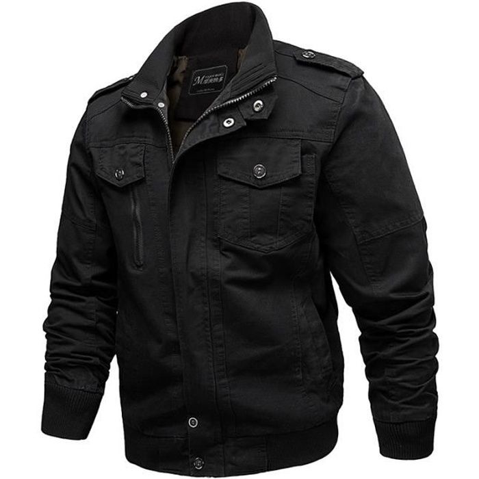 Achat Homme Cher Vente Blouson Hiver Pas Capuche Sans OTKZwq