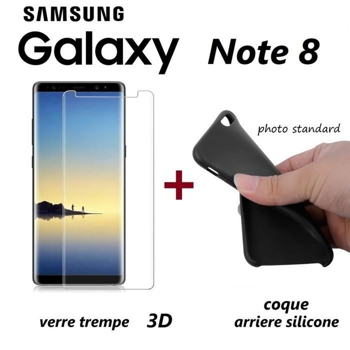 coque galaxy note 8 et verre trempe marque samsung coque galaxy note 8 et verre trempe marque samsung