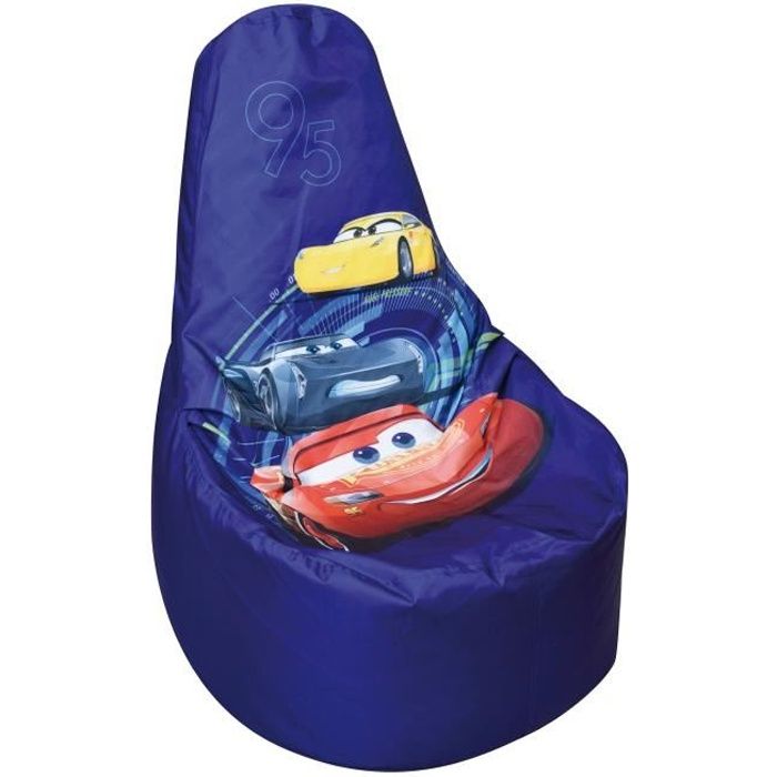 Fun House Disney Cars poire - pouf pour enfant