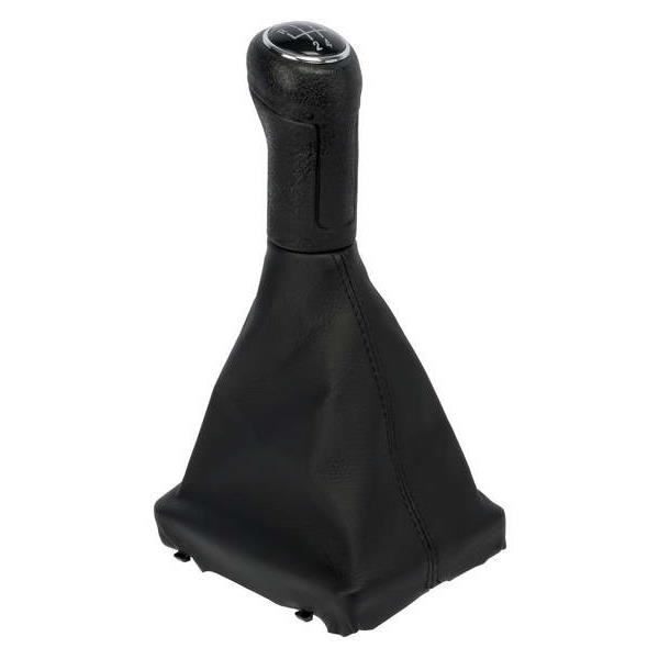 CORONA Pommeau + Soufflet adaptable pour Audi A6 - 5/6 vitesses - Noir