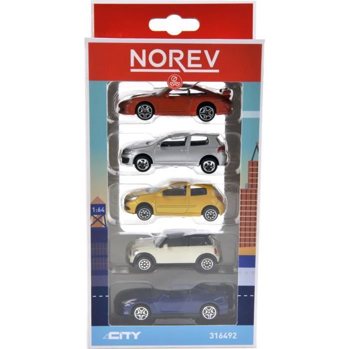 NOREV Lot de 5 voitures civiles contemporaines