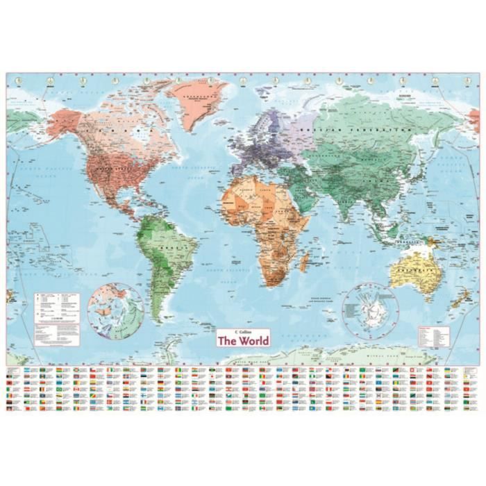 Carte du monde - Achat / Vente Carte du monde pas cher ...