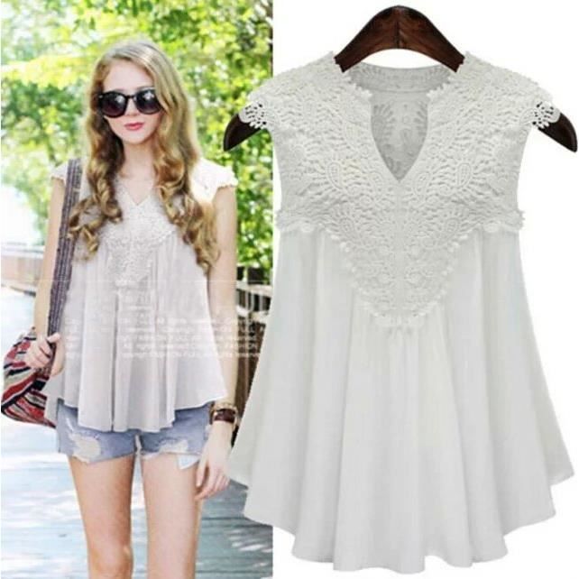 Femme Chemisier noir Blanc Mode Blanc Européen w5gqxn6Ep0