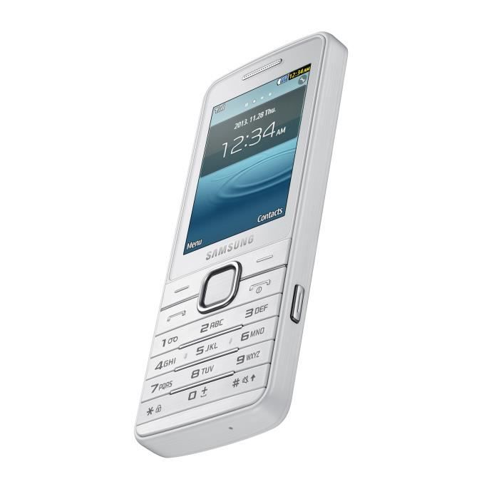 Samsung S5611 blanc - Débloqué tout Opérateur - Achat téléphone portable pas cher, avis et
