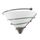 Applique murale en verre SPIRALITO Taupe E27 40W