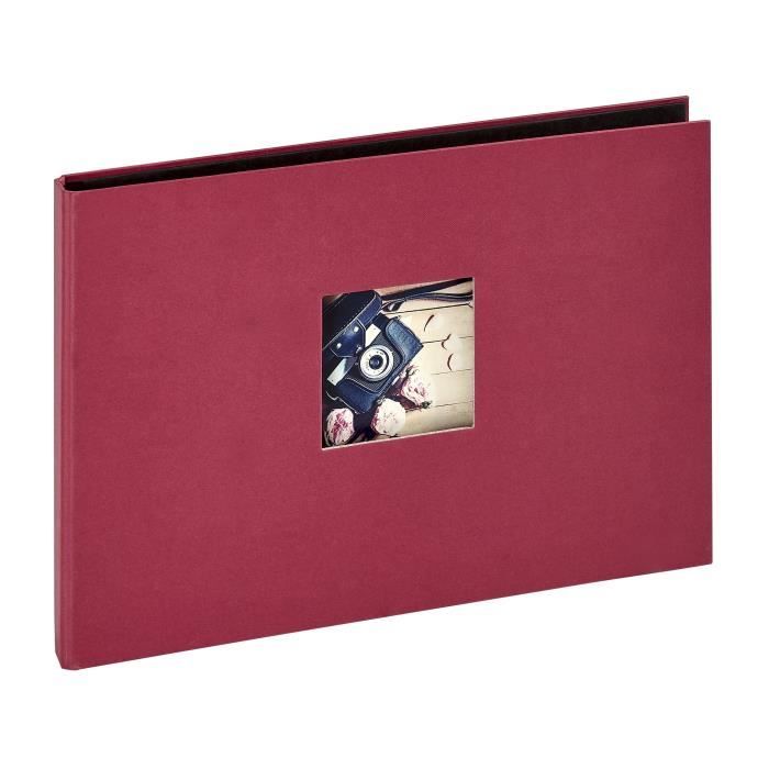 PANODIA Album photos traditionnel Studio - 120 vues - 40 pages - Rouge framboise