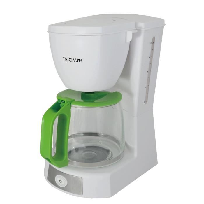 ETERNAL ETF1792 Cafetière filtre amovible 1,2 L - 680 W - Blanc