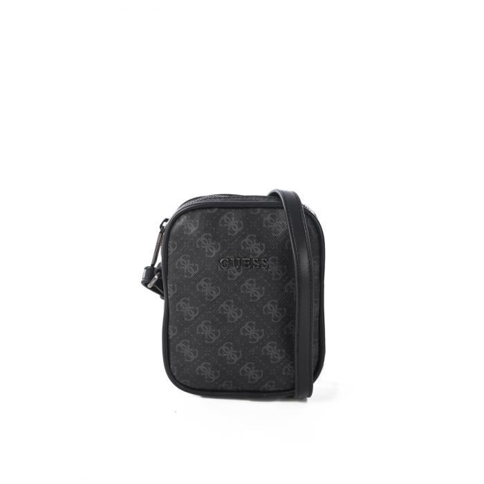 GUESS - CITY LOGO Sacoche Bandoulière Noir - Homme