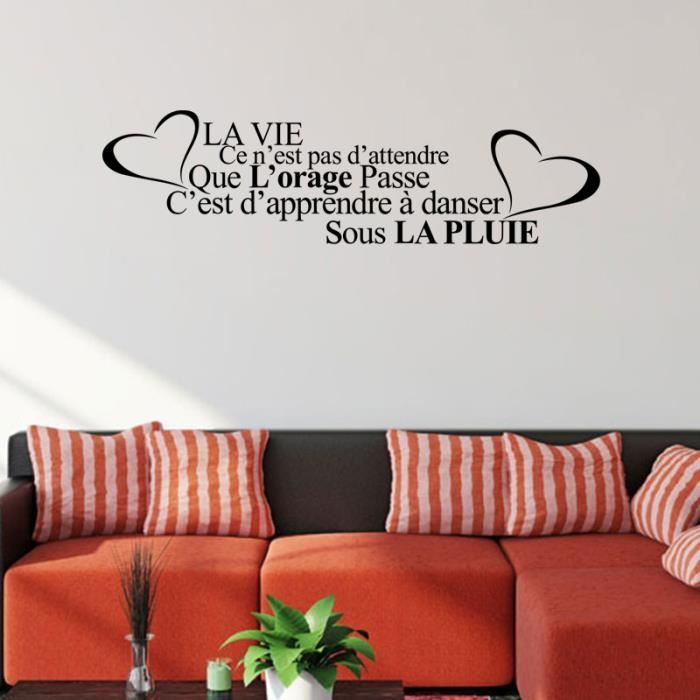 Stickers muraux citations Achat / Vente pas cher