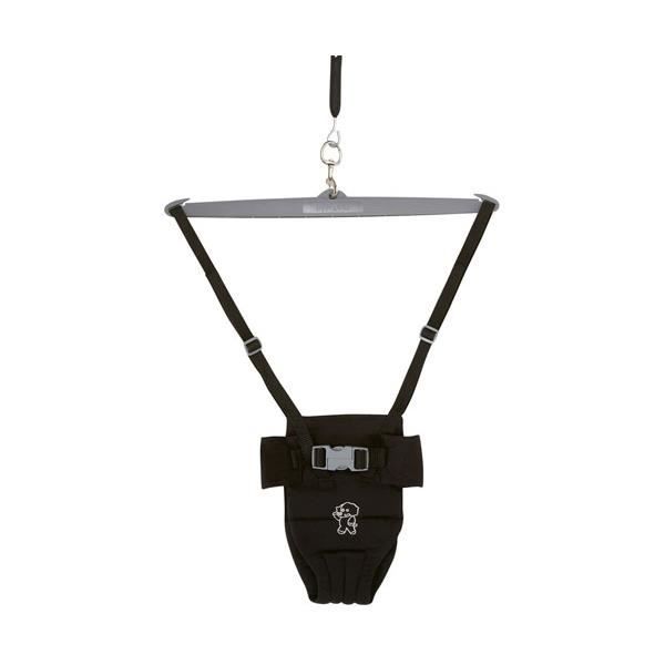 Balançoire Pliante Suspendue Noire - Pour Porte D'Intérieur - Détente Et Romance
