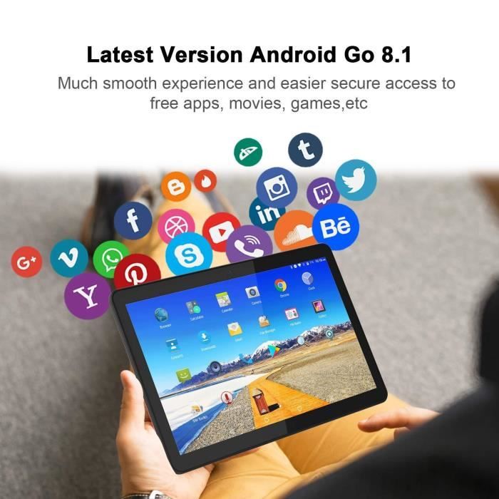 Tablette Tactile 4G LTE -  W116 Android 8.1 Certifié3