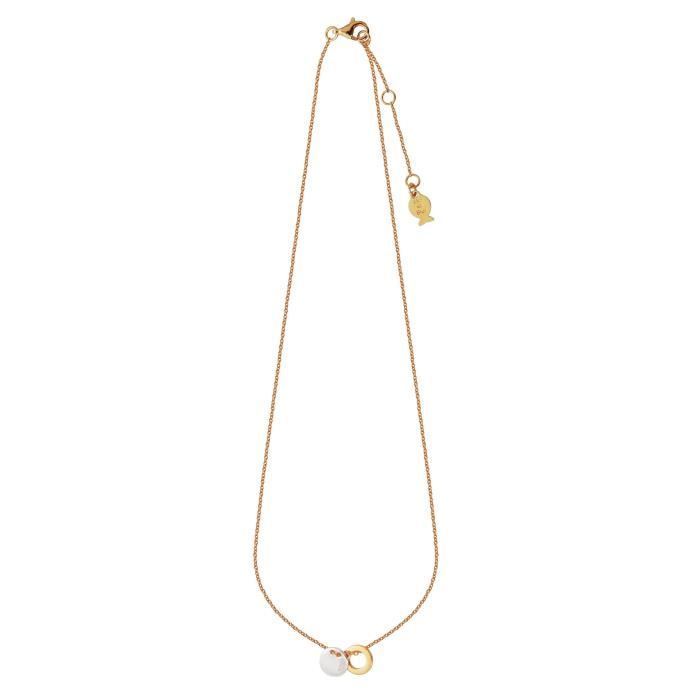 CLIO BLUE Collier Argent Dore Jaune - CO2292D