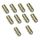 10x connecteurs raccord fiche F