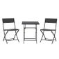 Ensemble meubles de jardin design table carré et chaises pliables ... Ensemble meubles de jardin design table carré et chaises pliables ...