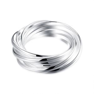 BAGUE , ANNEAU Bohème circulaire bijoux 925 bagues en argent Femm