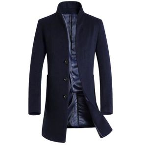 Simple Boutonnage De Hiver Laine 1bwvxj Manteau Taille Homme wZNn8X0kOP