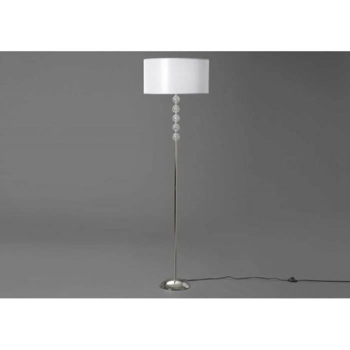 Lampe Transparente De Jour Lecture Transparent Boule Blanc Abat Chic rCWBedox