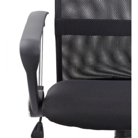 De Siège Chaise Respirant Bureau 0509010 Noir Fauteuil Ergonomique Pn80wOkX