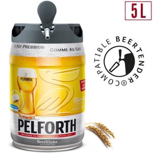 PELFORTH Fût de bière Blonde - Compatible Beertender - 5 L PELFORTH Fût de bière Blonde - Compatible Beertender - 5 L