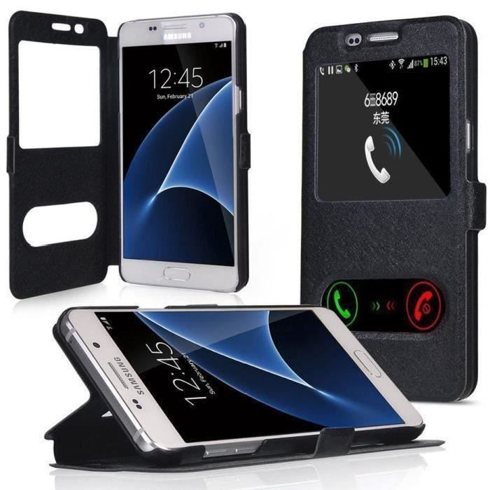 coque samsung j3 2016 cuir noir coque samsung j3 2016 cuir noir