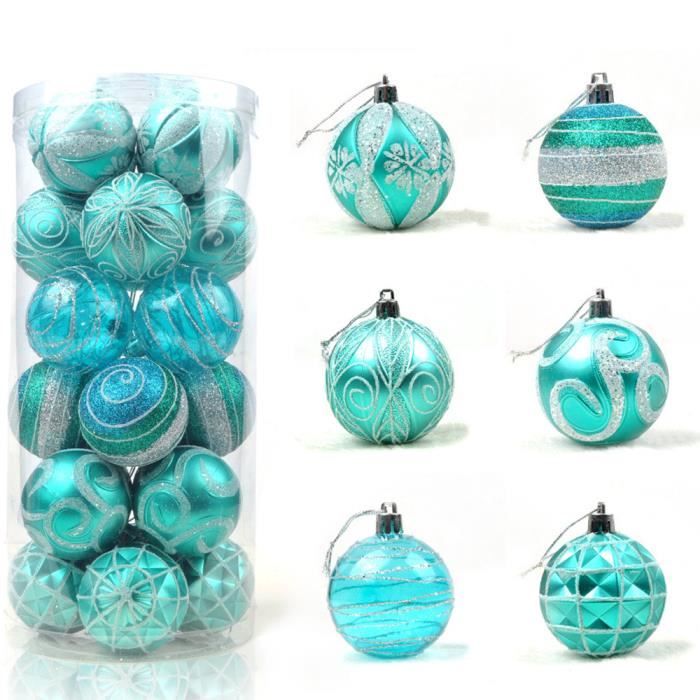 Décoration de sapin bleu - Achat / Vente Décoration de ...