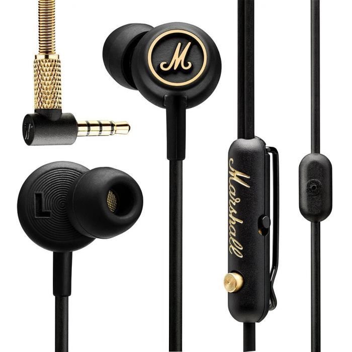 Marshall Mode Eq Ecouteurs Intra Auriculaires Avec Télécommande Et