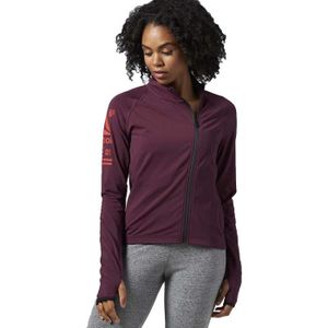 veste reebok femme marron