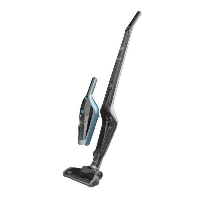 BLACK+DECKER SVA420B-QW Aspirateur balai sans fil 2 en 1 sans sac – 14.4V – 500 ml