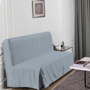 HOUSSE DE CANAPE HOMETREND Housse de BZ Graphite - 140 x 200 cm - G