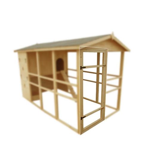 Poulailler Très Grande Taille Xxxl Toit Bitumé 609m² Pour 8 12 Poules